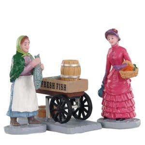 Fresh Fish For Sale, Set Of 3