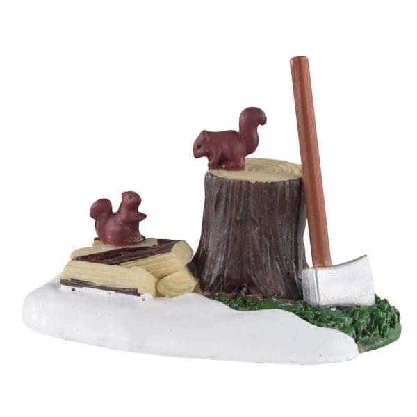 Axe And Logs