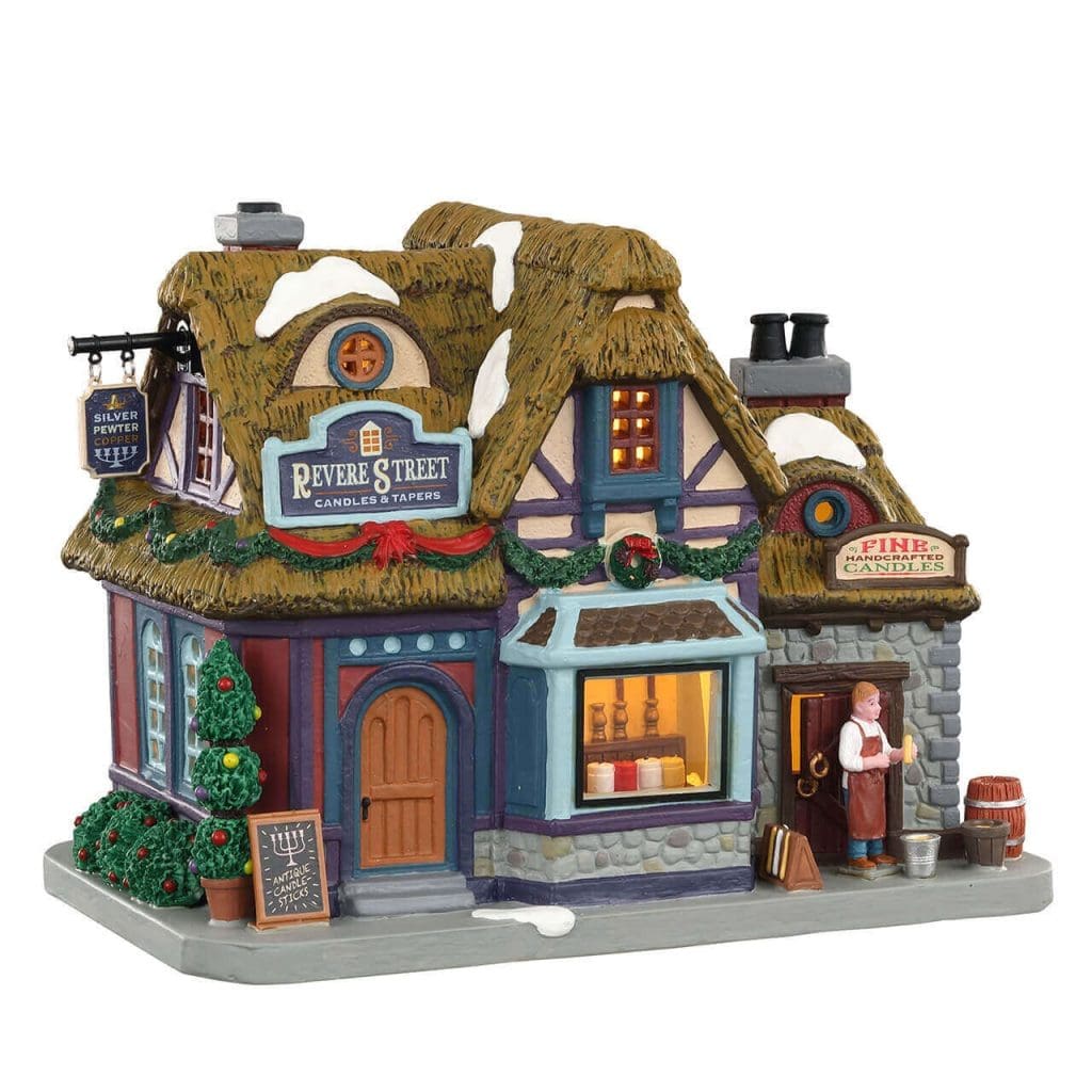 Lemax Candele Di Natale 14909 – Illuminazione A Led Per Villaggio Natalizio, Cm 8,5 X 10,6 X 14,2h
