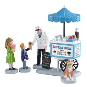 Happy Scoops Ice Cream Cart, Set Of 5