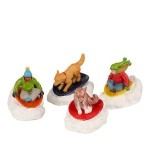 Dog Snow Saucer Fun