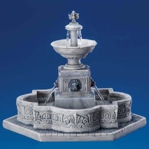 Modular Plaza-Fountain, With 4.5V Adaptor