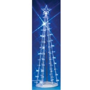 Lighted Silhouette Tree(Blue), L, B/O (4.5V)