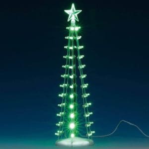 Lighted Silhouette Tree (Green), B/O (4.5V)