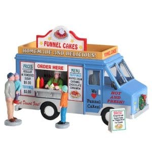 Funnel Cakes Food Truck, Set Of 4