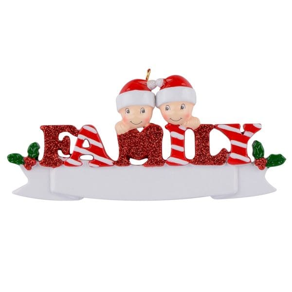 Maxora Sparkle Family Ornament of 2