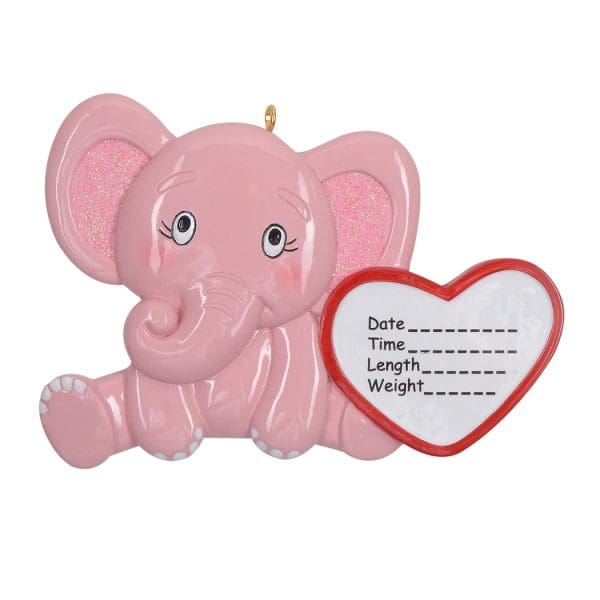 Maxora Ornament Baby Elephant Girl