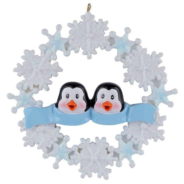 Maxora Penguin with Snowflake Ornament of 2