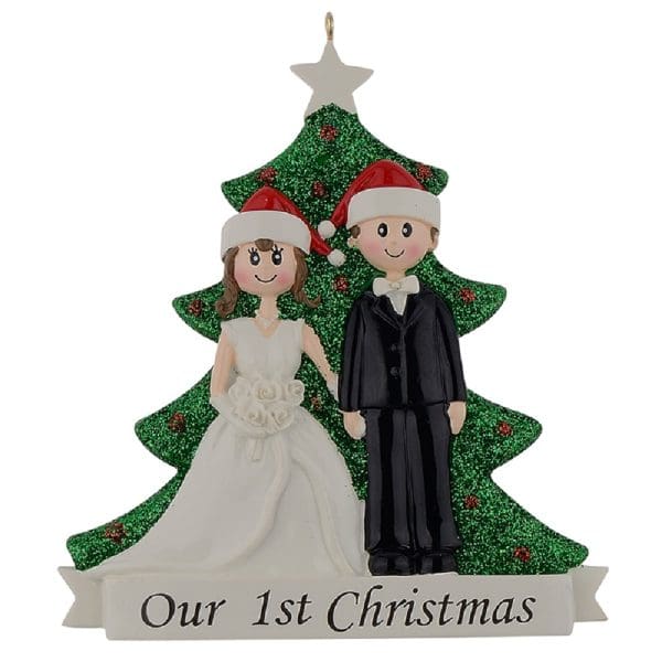 Maxora First Christmas Couple Ornament