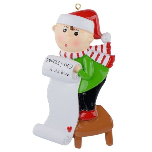 Maxora Christmas Scroll Ornament