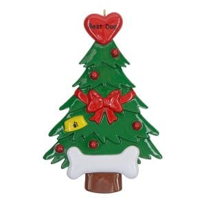 Maxora Ornament Best Dog Christmas Tree
