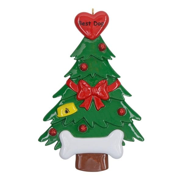Maxora Ornament Best Dog Christmas Tree
