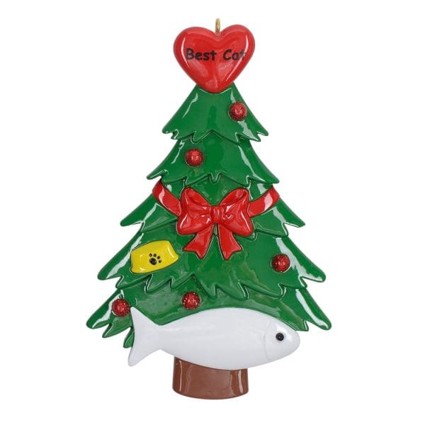 Maxora Ornament Best Cat Christmas Tree