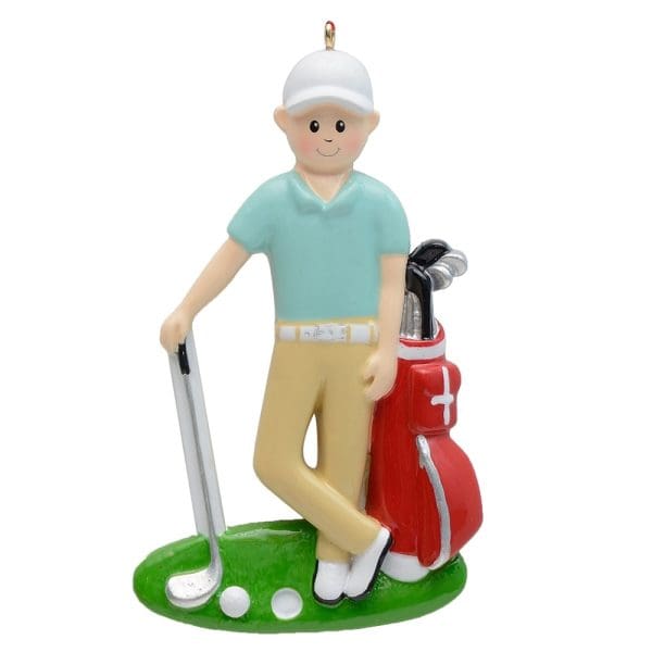 Maxora Golf Player Ornament