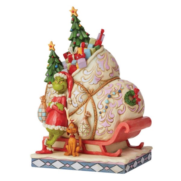 Grinch Standing in Front of Sleigh - Image 3