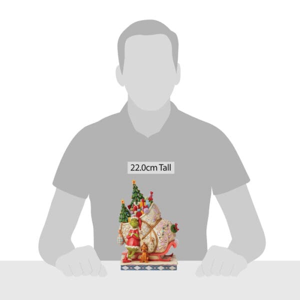 Grinch Standing in Front of Sleigh - Image 5