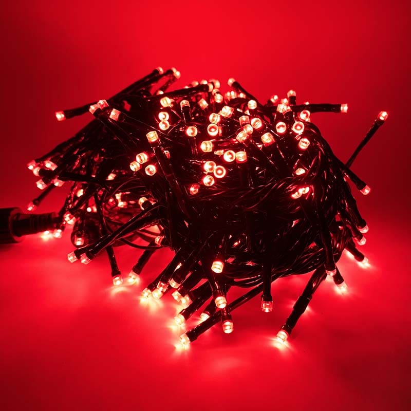 250 LED Cluster Lights 5M length Red Your Christmas Warehouse