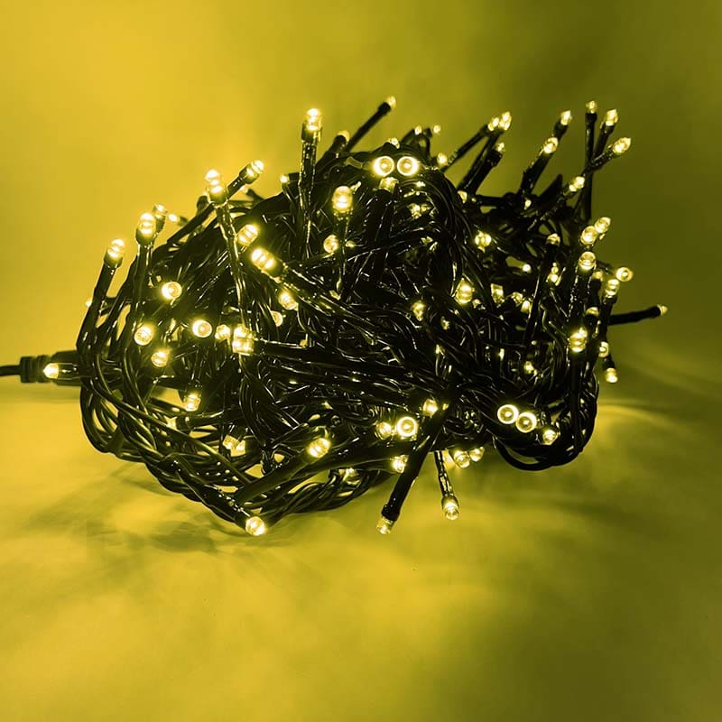 250 LED Cluster Lights 5M length Yellow Your Christmas Warehouse