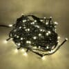 132 LED Icicle Lights 3M length - Warm White