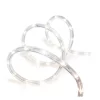 Solar Powered 10m LED Rope Light - White