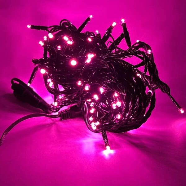 120 LED Net Lights 2M Length x 1M Drop - Pink