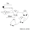 Acrylic Baby Penguins - Set of 5 - Image 2