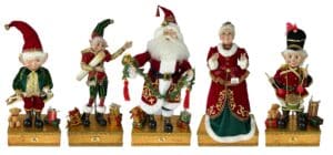 Santa, Mrs S. Claus & Elves