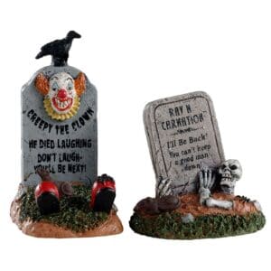 Crazy Headstones, Set Of 2