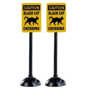 Scary Road Signs, Set Of 2