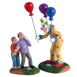 Creepy Balloon Seller, Set Of 2
