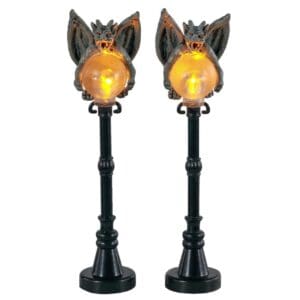 Gargoyle Lamp Post, Set Of 2, B/O (4.5V)