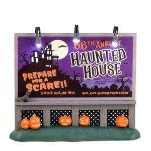 Haunted House Billboard, B/O (4.5V)