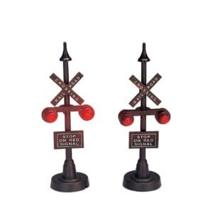 Railway Stop Light, Set Of 2, B/O (4.5V)