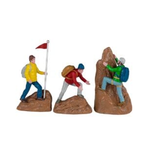 Rock Climbers, Set Of 3