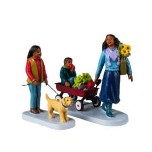 Farmer's Market Saturday, Set Of 2