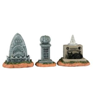 Horrid Headstones, Set Of 3