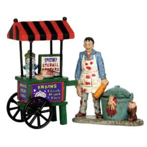 Zombie Brains Foodcart, Set Of 2