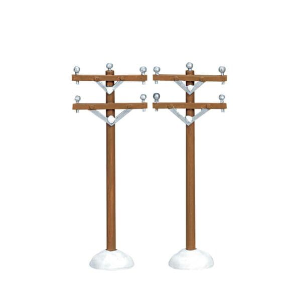 Telephone Poles, Set Of 2