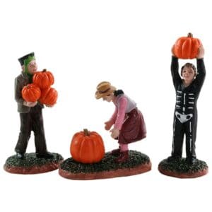Pumpkin Pickers, Set Of 3