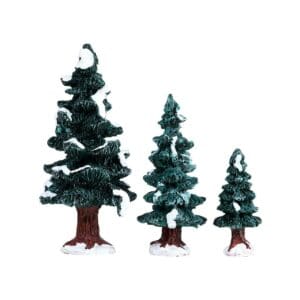 Christmas Evergreen Tree, Set Of 3
