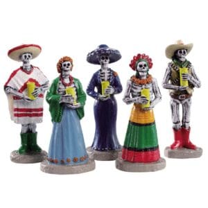 Dia De Los Muertos Vigil, Set Of 5