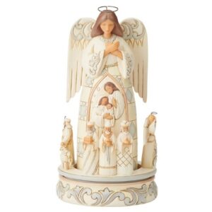 Angel with Nativity Scene