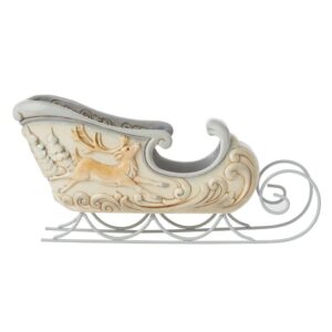 Centrepiece Sleigh with Deer Scene