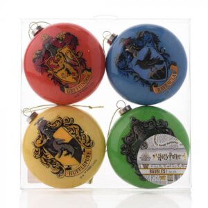 Harry Potter Christmas: Baubles Hogwarts Houses, Set of 4