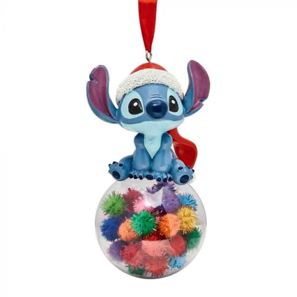 Disney Christmas: Hanging Decoration Stitch On A Bauble