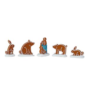 Gingerbread Animals, Set Of 5