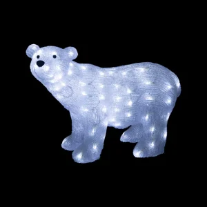 Acrylic Polar Bear - 42cm