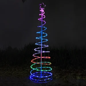 1.8m RGB Spiral Tree