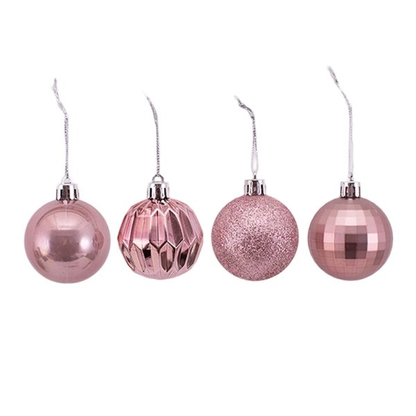10pk 5cm Bauble Rouge