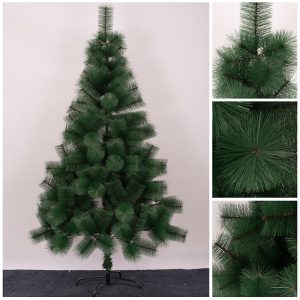 Green Bottle Brush Christmas Tree 180Cm W/220Tips